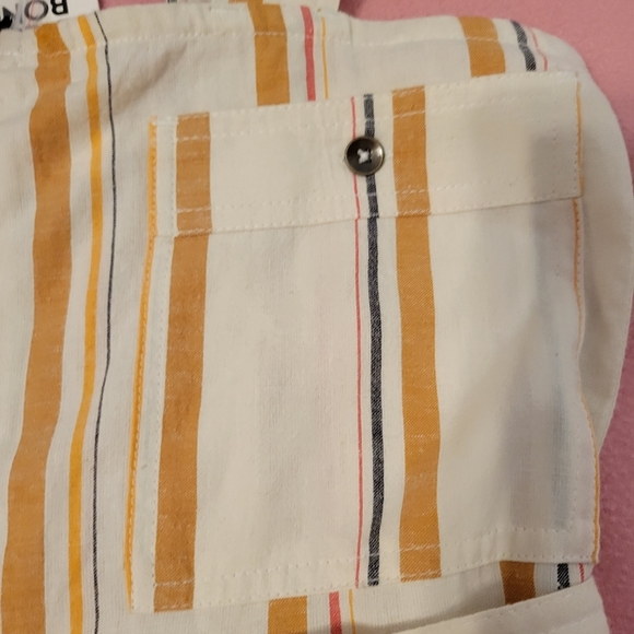 Billabong stripes retro y2k  Jumpsuit patch front pocket - Picture 11 of 14
